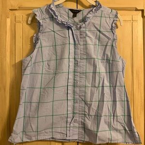 J Crew Light Blue Blouse Tank